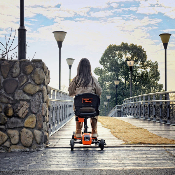 SuperHandy 4-Wheels Passport Pro Mobility Scooter Mobility Scooter - Foldable 48V Li-Ion Battery 330lbs Load