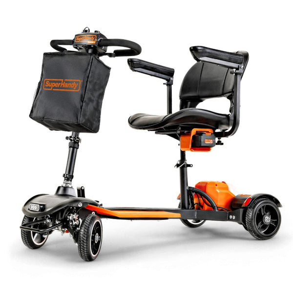 SuperHandy 4-Wheel Passport Prime Electric Mobility Scooter Foldable 48V Li-Ion Battery 330 lb Capacity