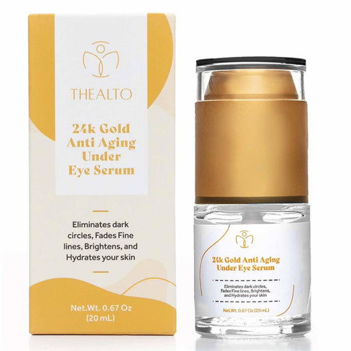 Thealto 24k Gold Anti Aging Under Eye Serum - .67 oz - Shop Home Med