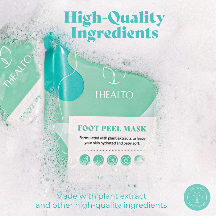Thealto Foot Peel Mask - Peppermint Scent - Shop Home Med
