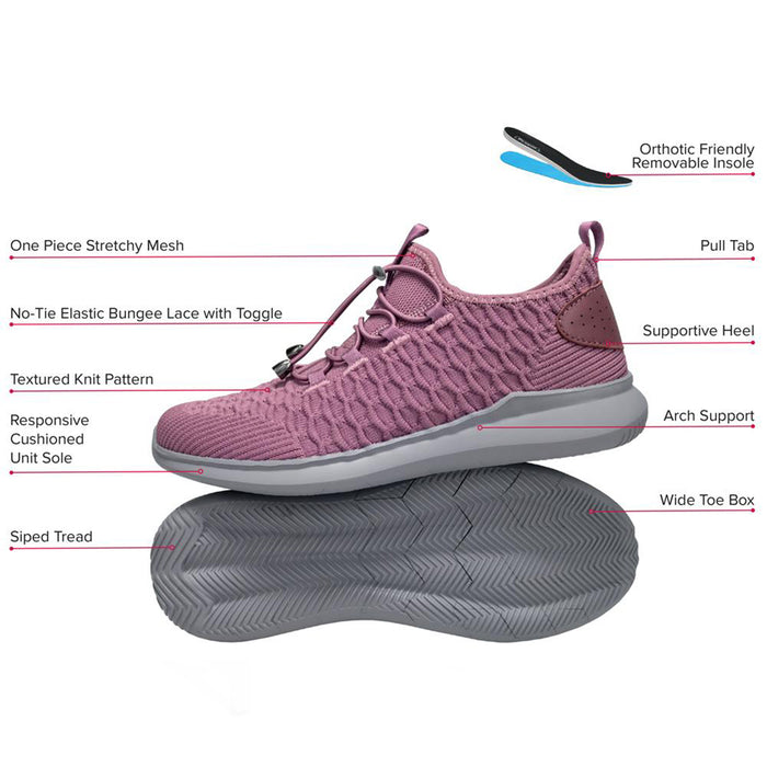 Propet Footwear TravelBound Women's Flexible Casual Sneakers Diabetic and Orthotic Friendly