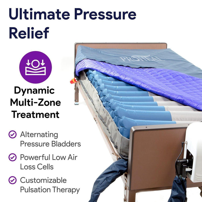 True Low Air Loss Mattress, Alternating Pressure and Pulsation - 42"x80"x8" - Shop Home Med