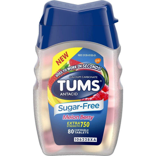 Tums Sugar-Free Antacid Melon Berry - 80 Tablets - Shop Home Med