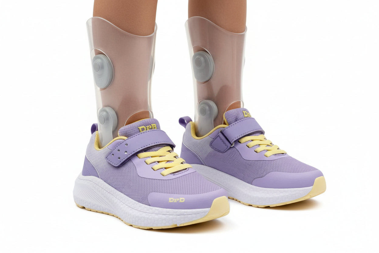 DrD Kids Footwear Turbo Sneaker Ankle-Foot Orthosis and Orthopedic Friendly