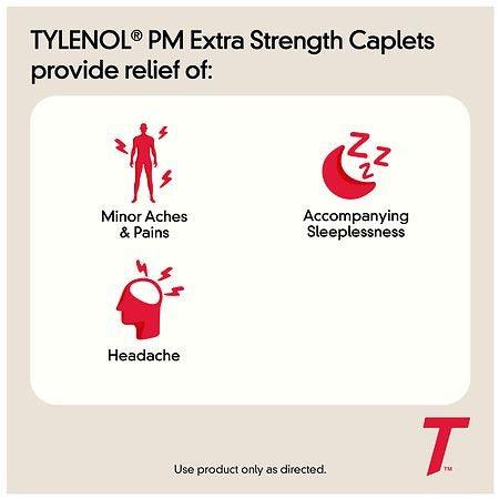 Tylenol PM Extra Strength Pain Reliever/Nighttime Sleep-Aid Caplets - 150 ct. - Shop Home Med
