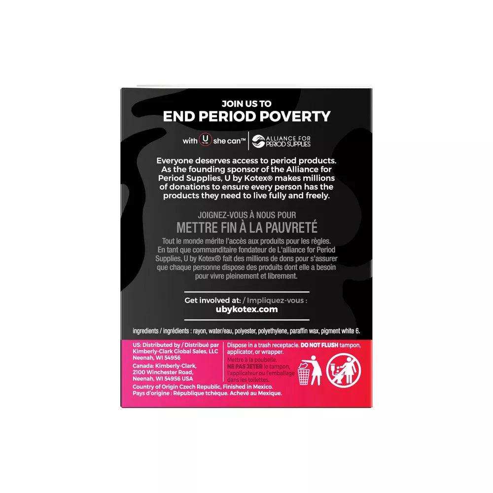 U by Kotex Click Compact Tampons, Super Plus Absorbency - 32 ct. - Shop Home Med