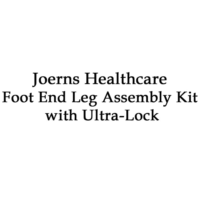 Joerns Replacement Foot End Leg Assembly Kit with Ultra-Lock