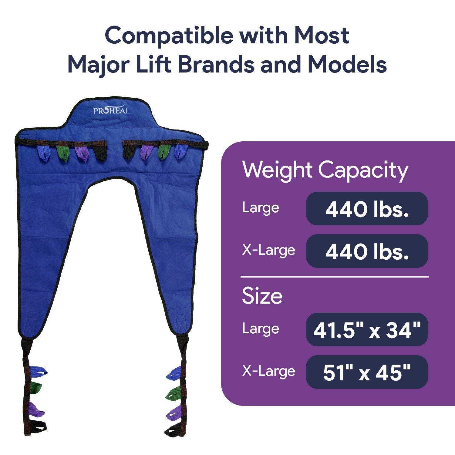 ProHeal Universal Patient Transfer Lift Sling - Polyester Slings - Shop Home Med