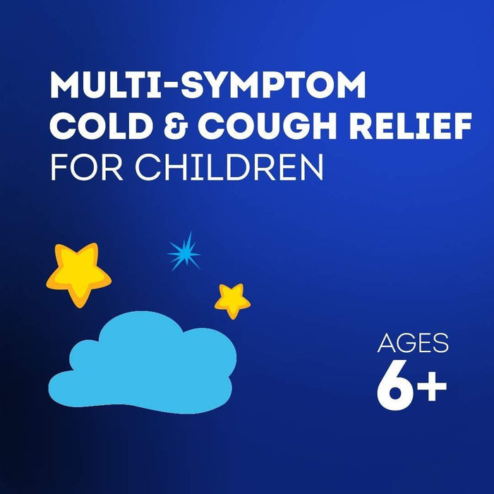 Vicks Children's NyQuil Nighttime Cold & Cough Multi-Symptom Relief Berry - 8 FL OZ - Shop Home Med