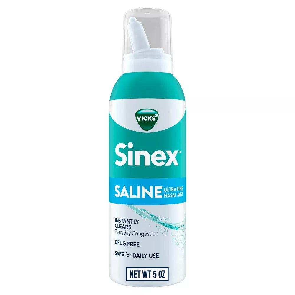 Vicks Sinex Saline Nasal Spray Ultra Fine Mist - 5oz - Shop Home Med