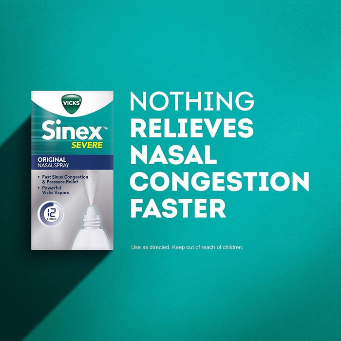 Vicks Sinex Severe Nasal Spray 0.50 oz - Shop Home Med