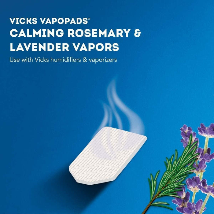 Vicks VapoPads Refill - Soothing Lavender and Rosemary - 12ct - Shop Home Med