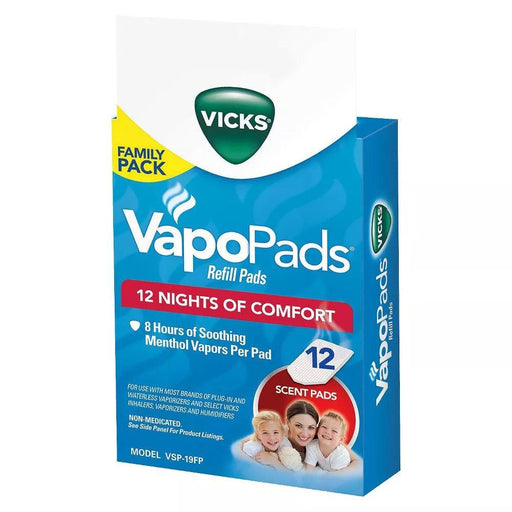 Vicks VapoPads Refill - Soothing Menthol - 12ct - Shop Home Med