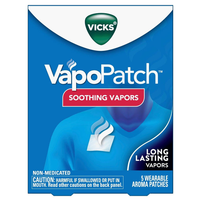 Vicks VapoPatch with Long Lasting Soothing Vicks Vapors - 5 ct - Shop Home Med