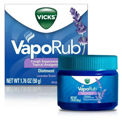 Vicks VapoRub Lavender Scented Cough Suppressant Ointment - 1.76OZ - Shop Home Med