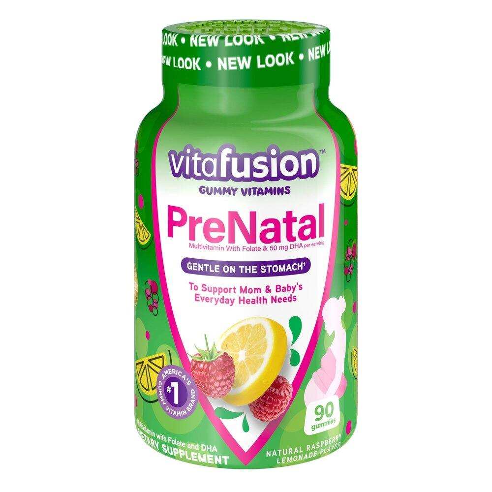 Vitafusion PreNatal Gummy Vitamins, Berry, Lemon and Cherry