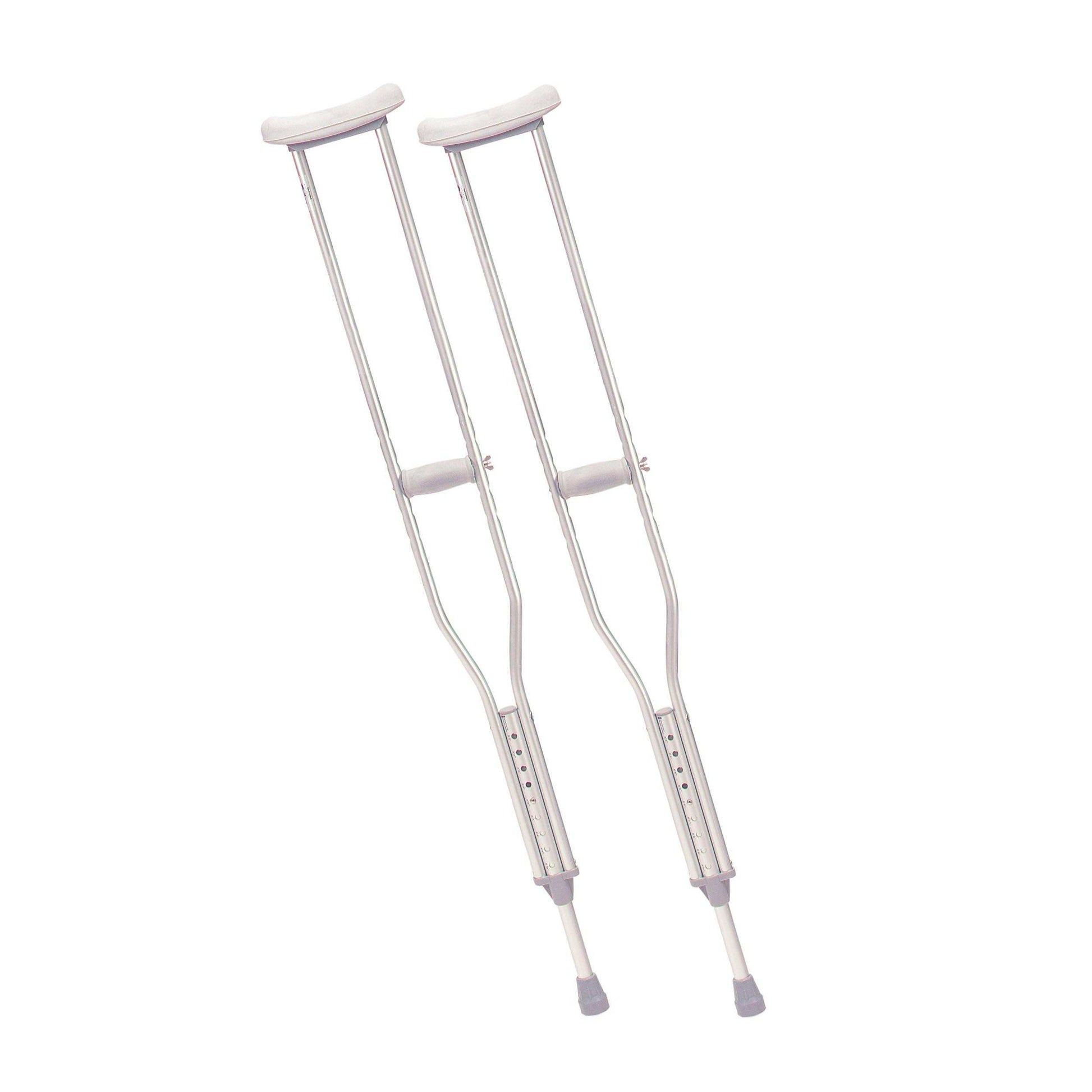Walking Crutches with Underarm Pad and Handgrip - Shop Home Med