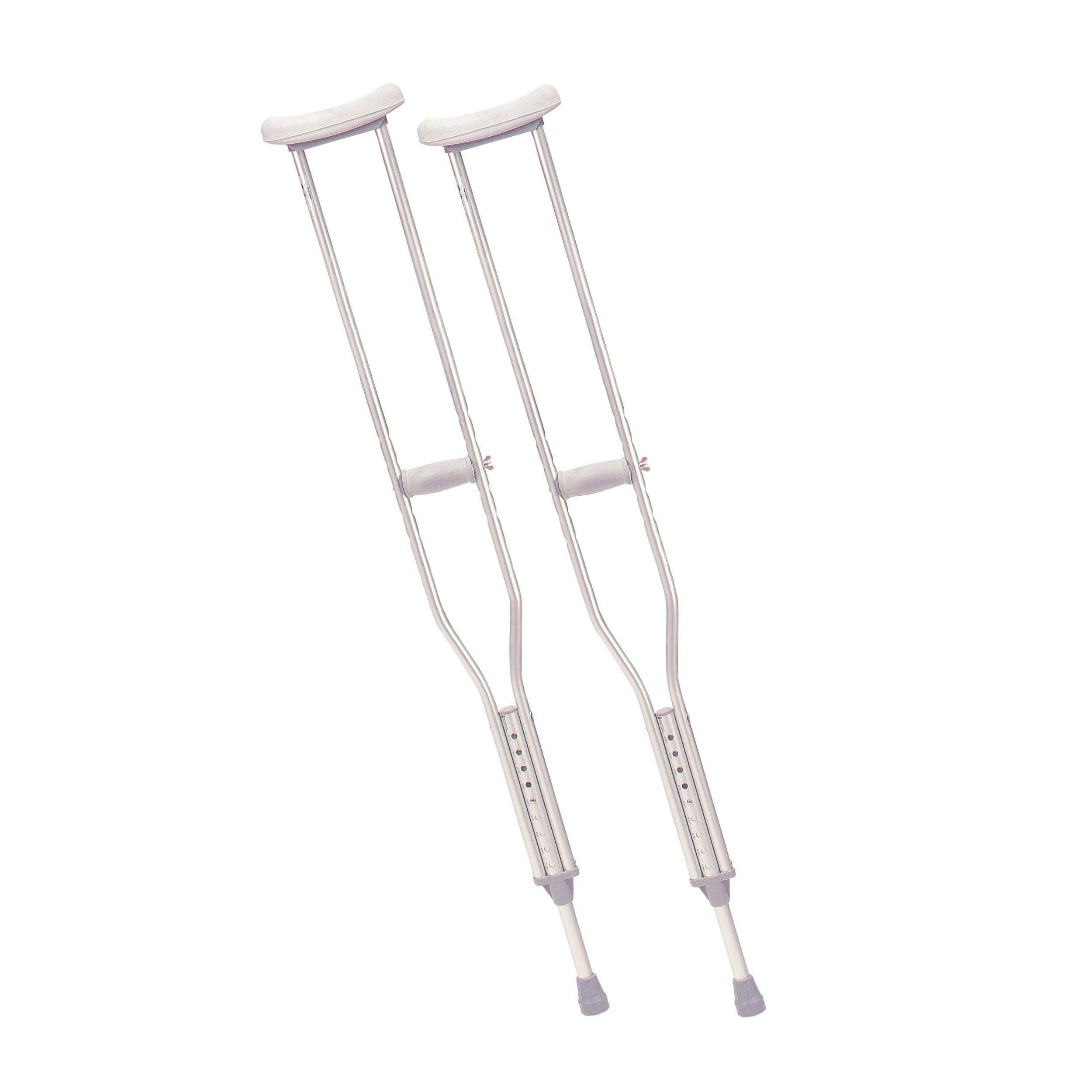 Walking Crutches with Underarm Pad and Handgrip - Shop Home Med