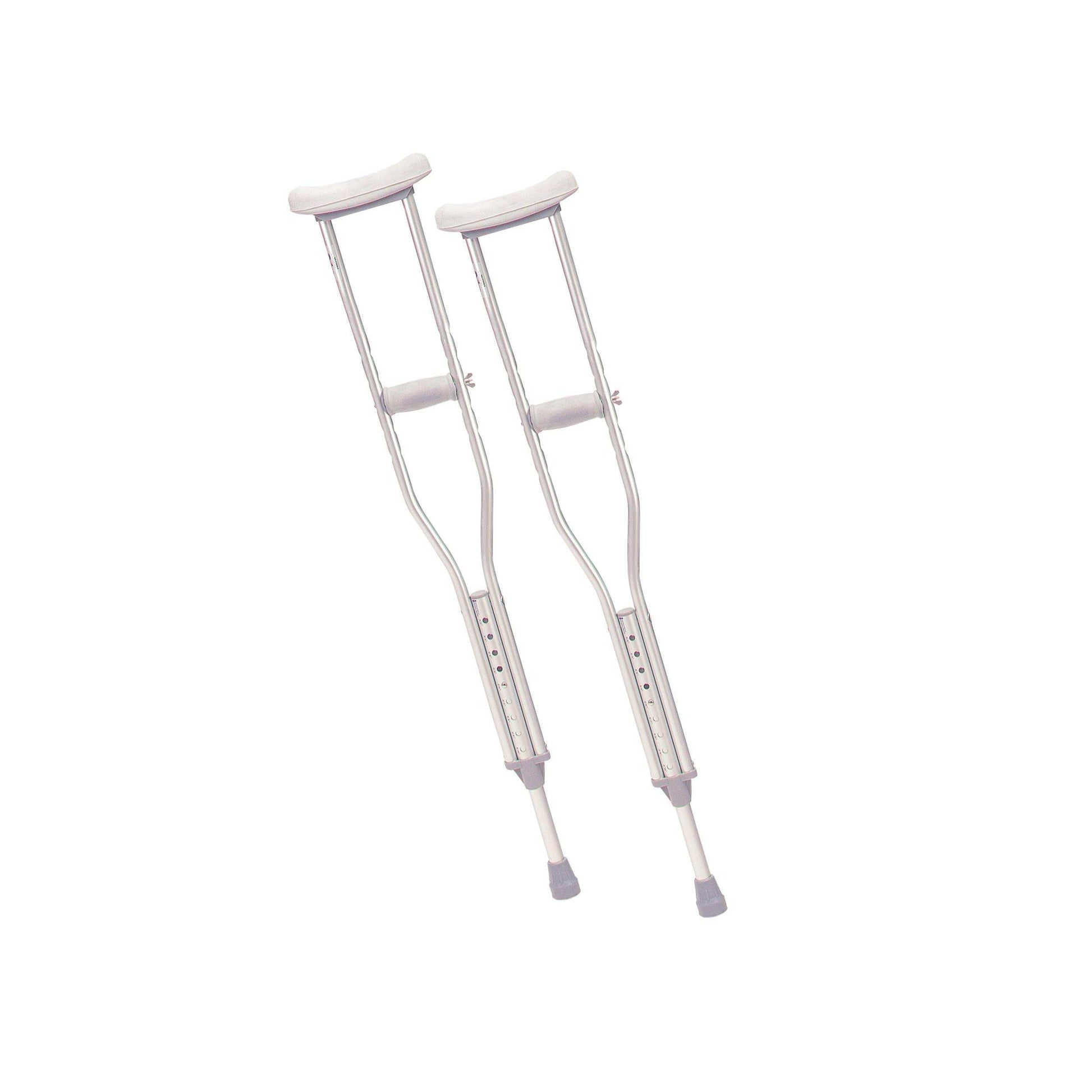 Walking Crutches with Underarm Pad and Handgrip - Shop Home Med