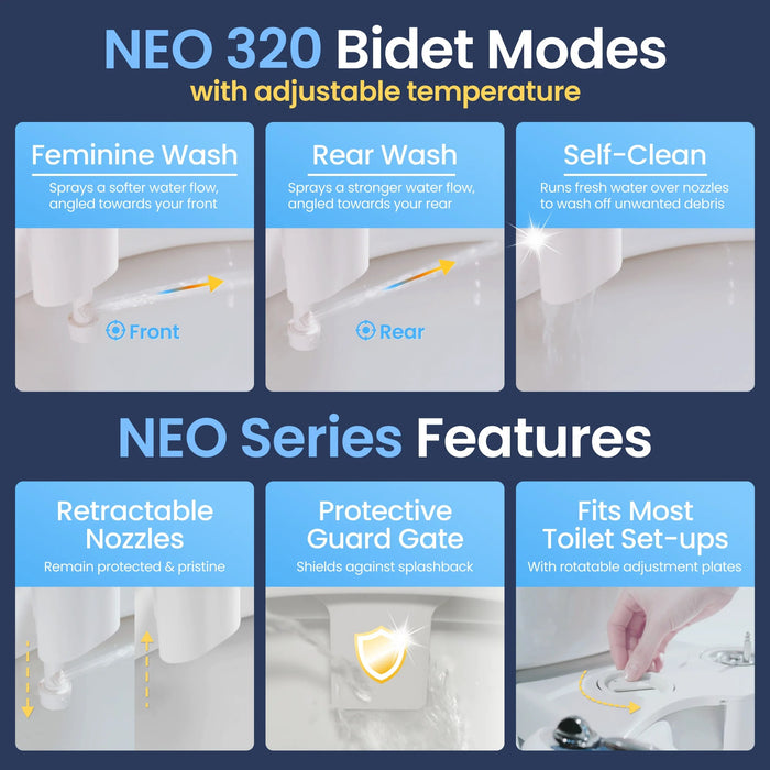 LUXE Bidet NEO 320 Toilet Bidet