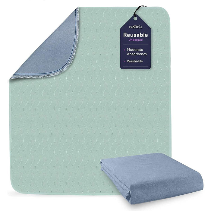ProHeal Washable Bed Pads - Wicking And Absorbent Chucks - 34"x36" - Shop Home Med