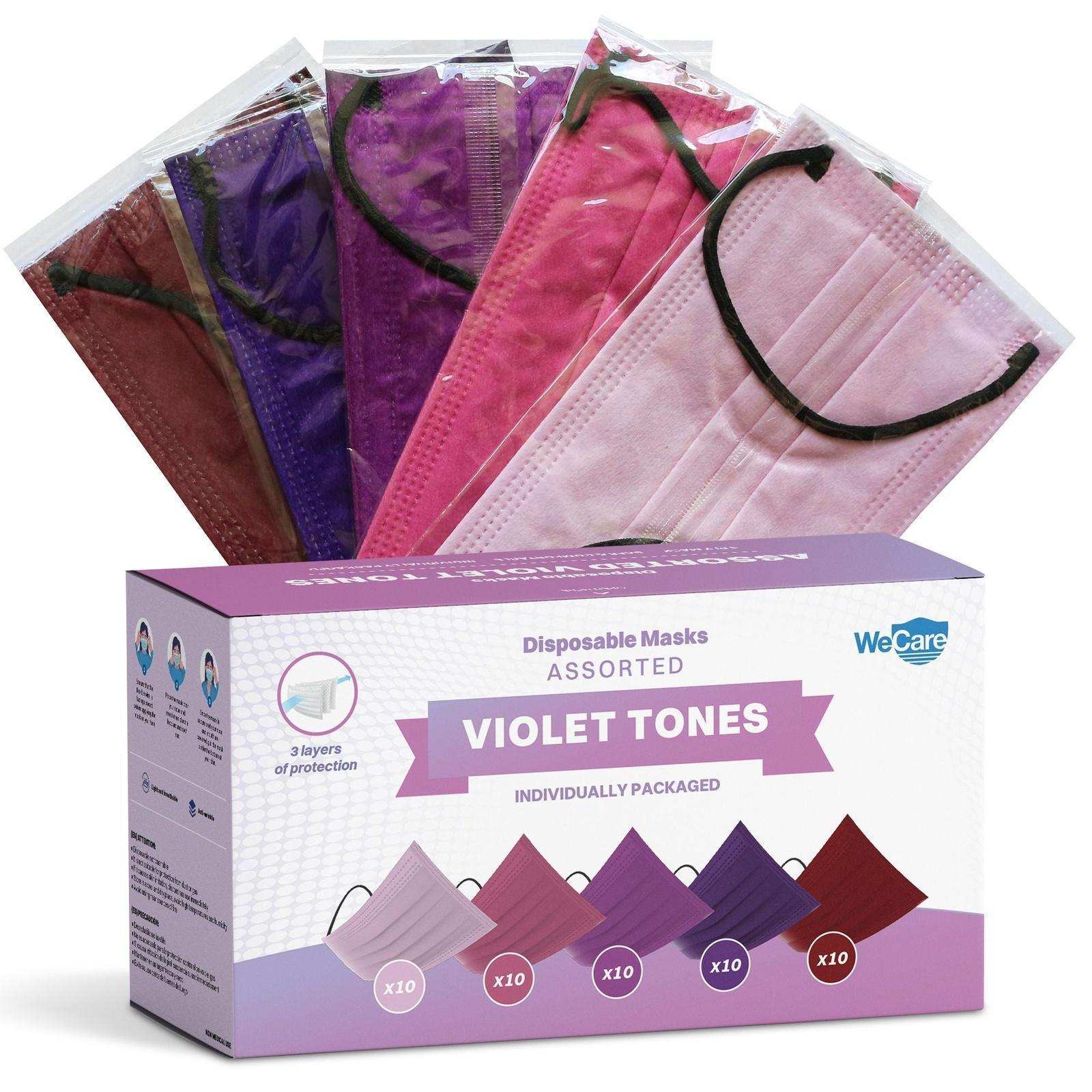 WeCare Assorted Berry Tones Masks - Shop Home Med