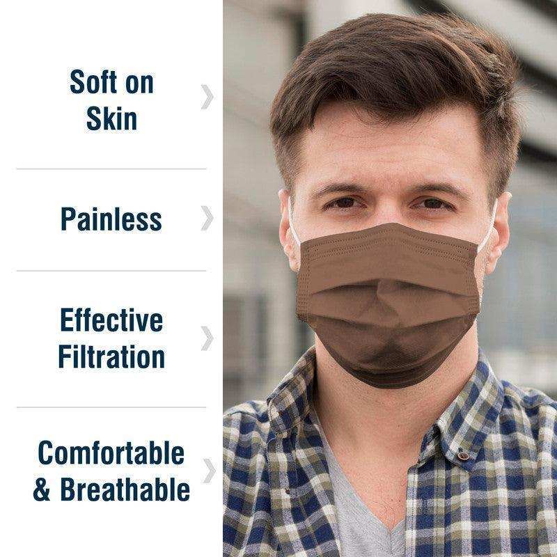 WeCare Assorted Earth Tone Collection Masks - Shop Home Med