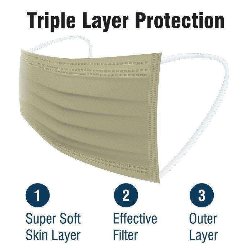 WeCare Assorted Earth Tone Collection Masks - Shop Home Med