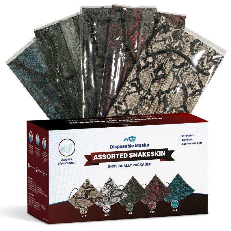 WeCare Assorted Snakeskin Collection Masks - Shop Home Med
