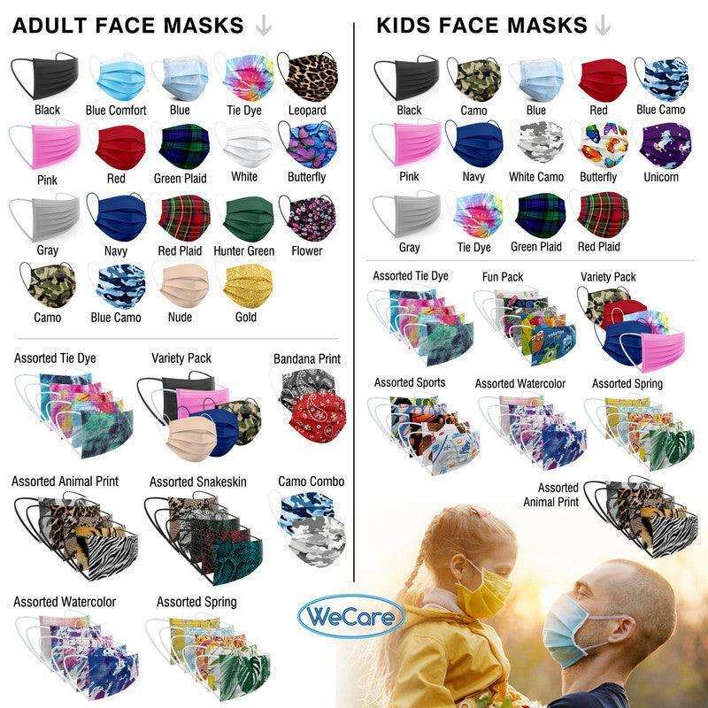 WeCare Assorted Snakeskin Collection Masks - Shop Home Med