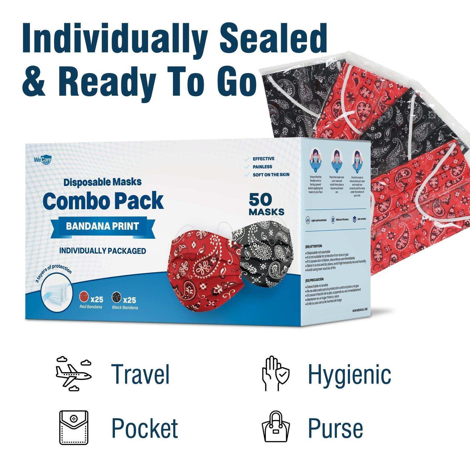 WeCare Bandana Masks - Shop Home Med