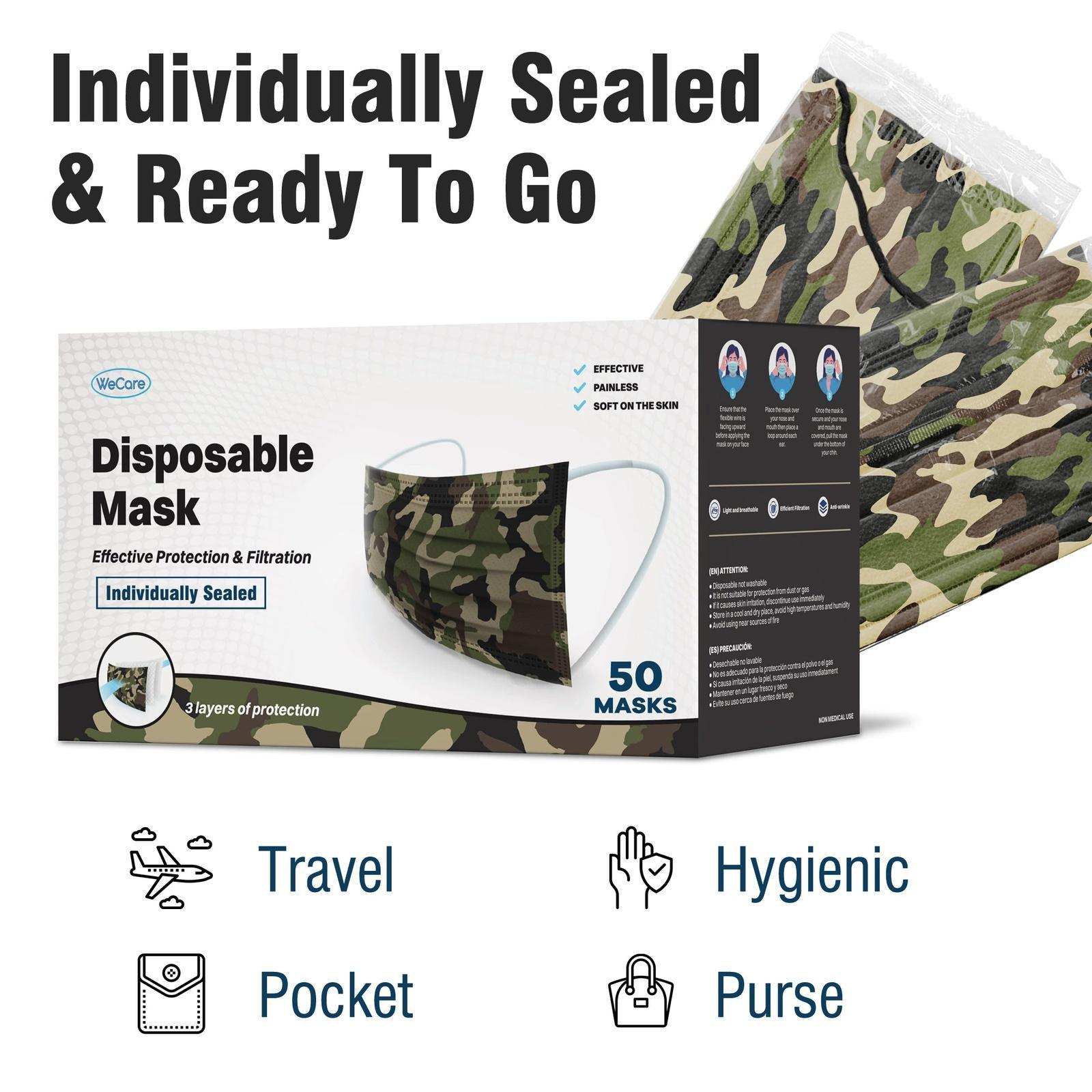 WeCare Camo Masks - Shop Home Med