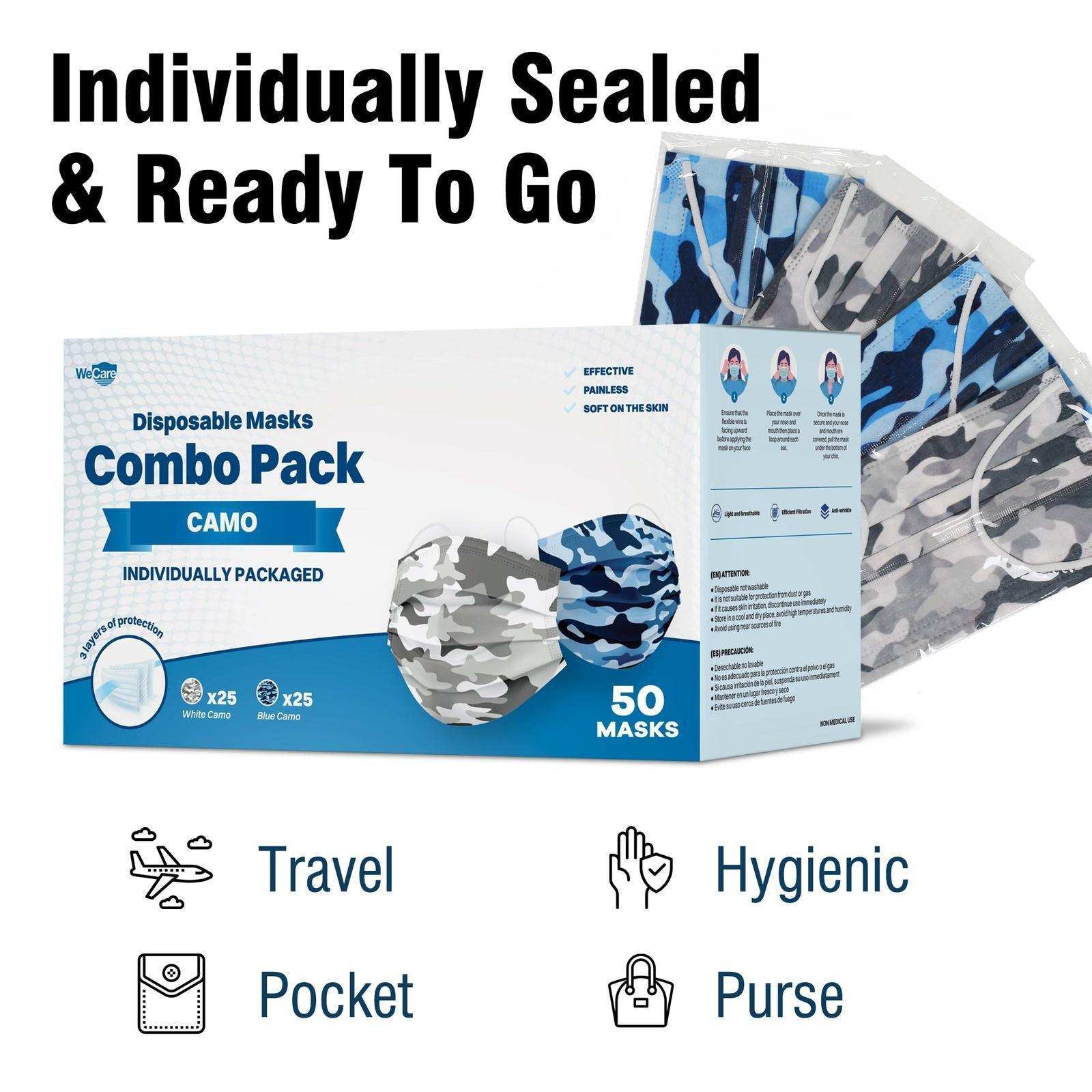 WeCare Camo Variety Masks - Shop Home Med