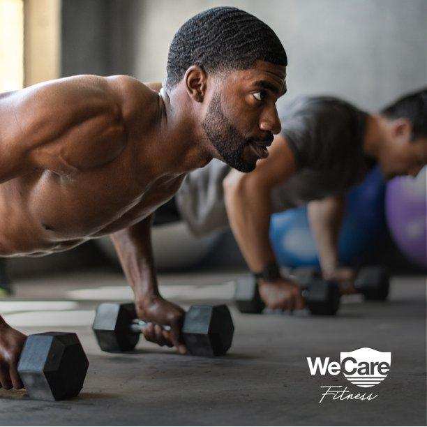 Wecare Fitness Chrome Dumbbells 20Lb - Black - Shop Home Med