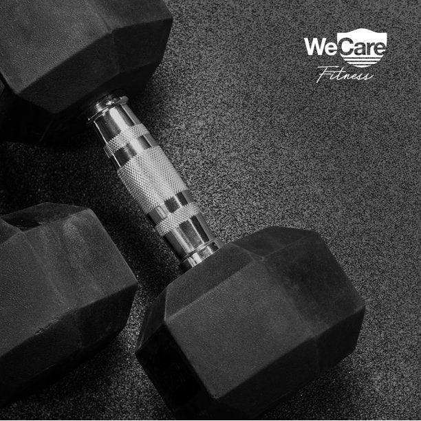 Wecare Fitness Chrome Dumbbells 20Lb - Black - Shop Home Med