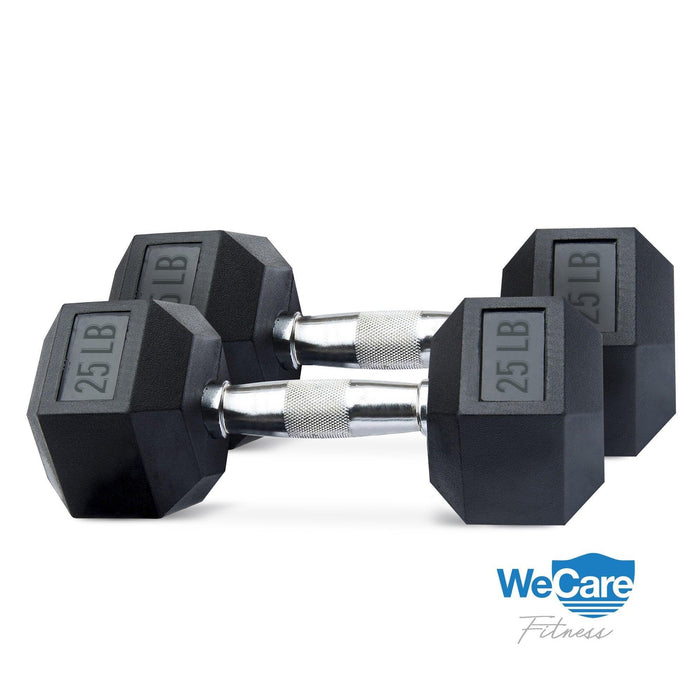 Mancuernas cromadas WeCare Fitness