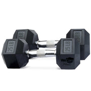 WeCare Fitness Hex Dumbbell Pair