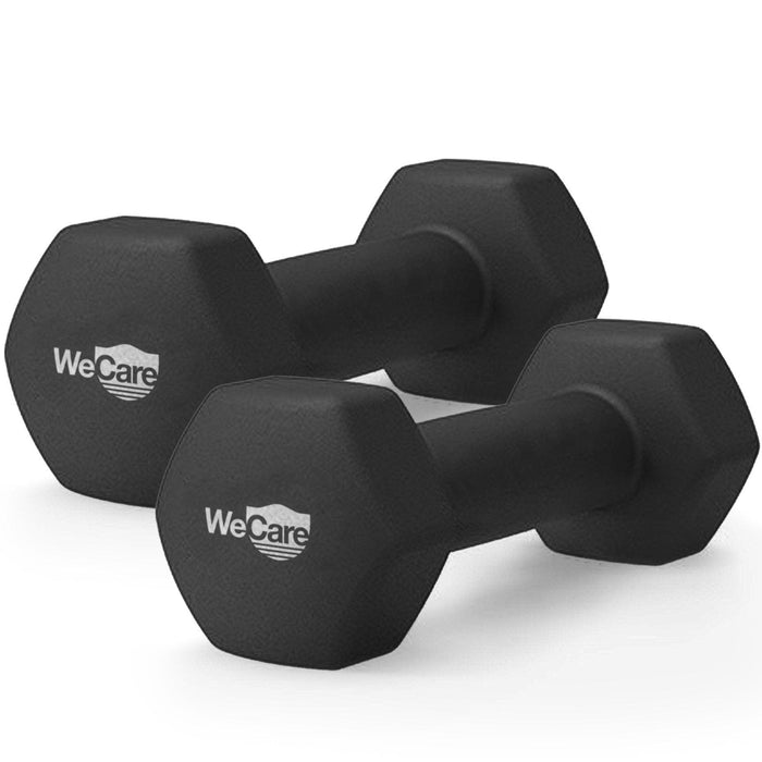 Juego de 2 mancuernas hexagonales WeCare Fitness