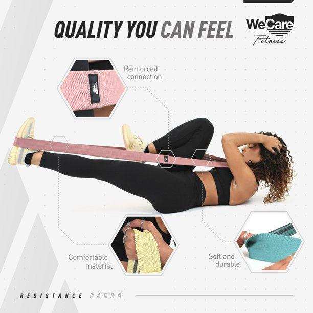 Wecare Fitness Resistance Bands 4 Pack - Shop Home Med