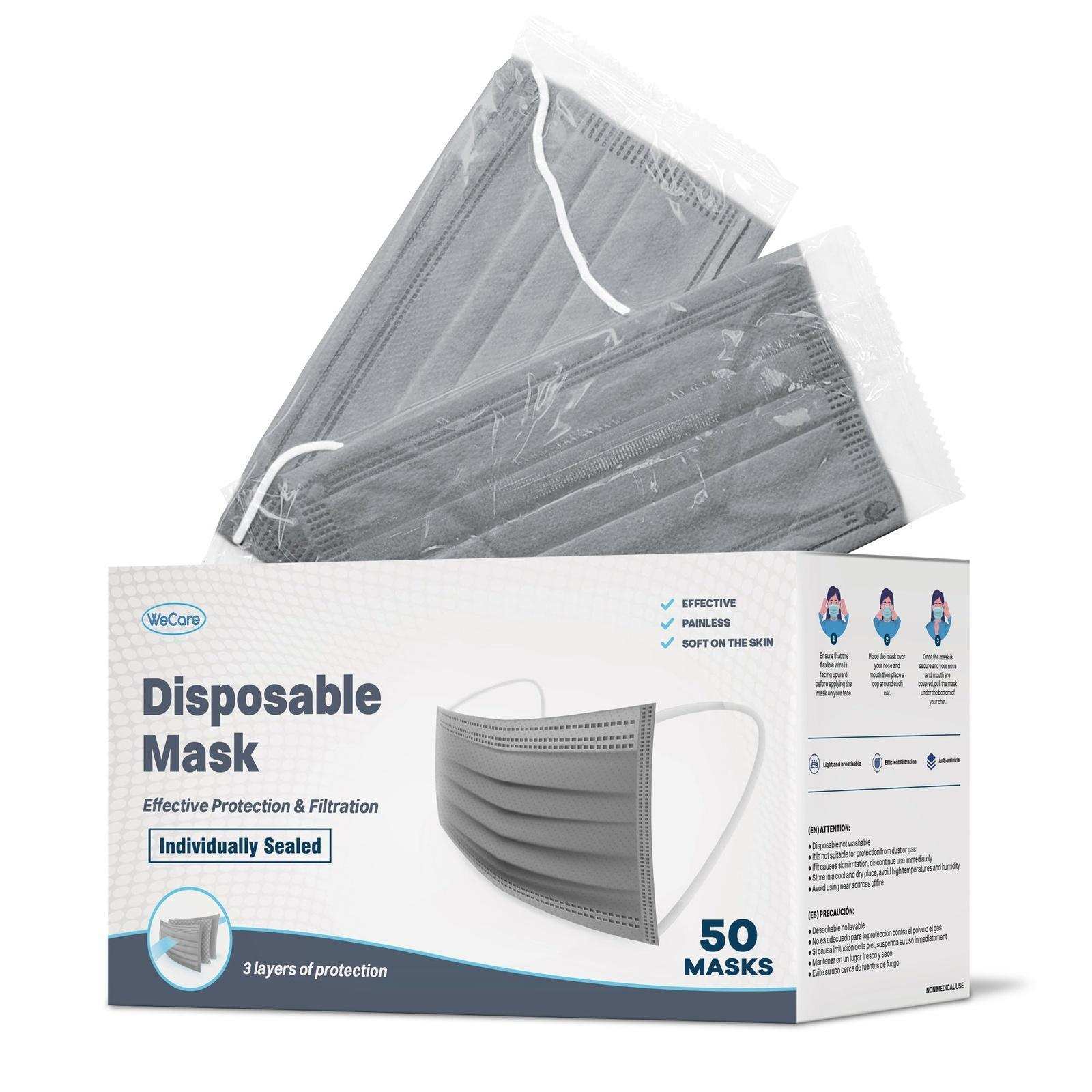 WeCare Grey Masks - Shop Home Med