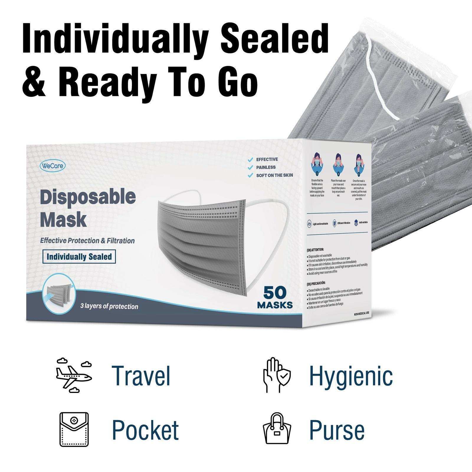 WeCare Grey Masks - Shop Home Med