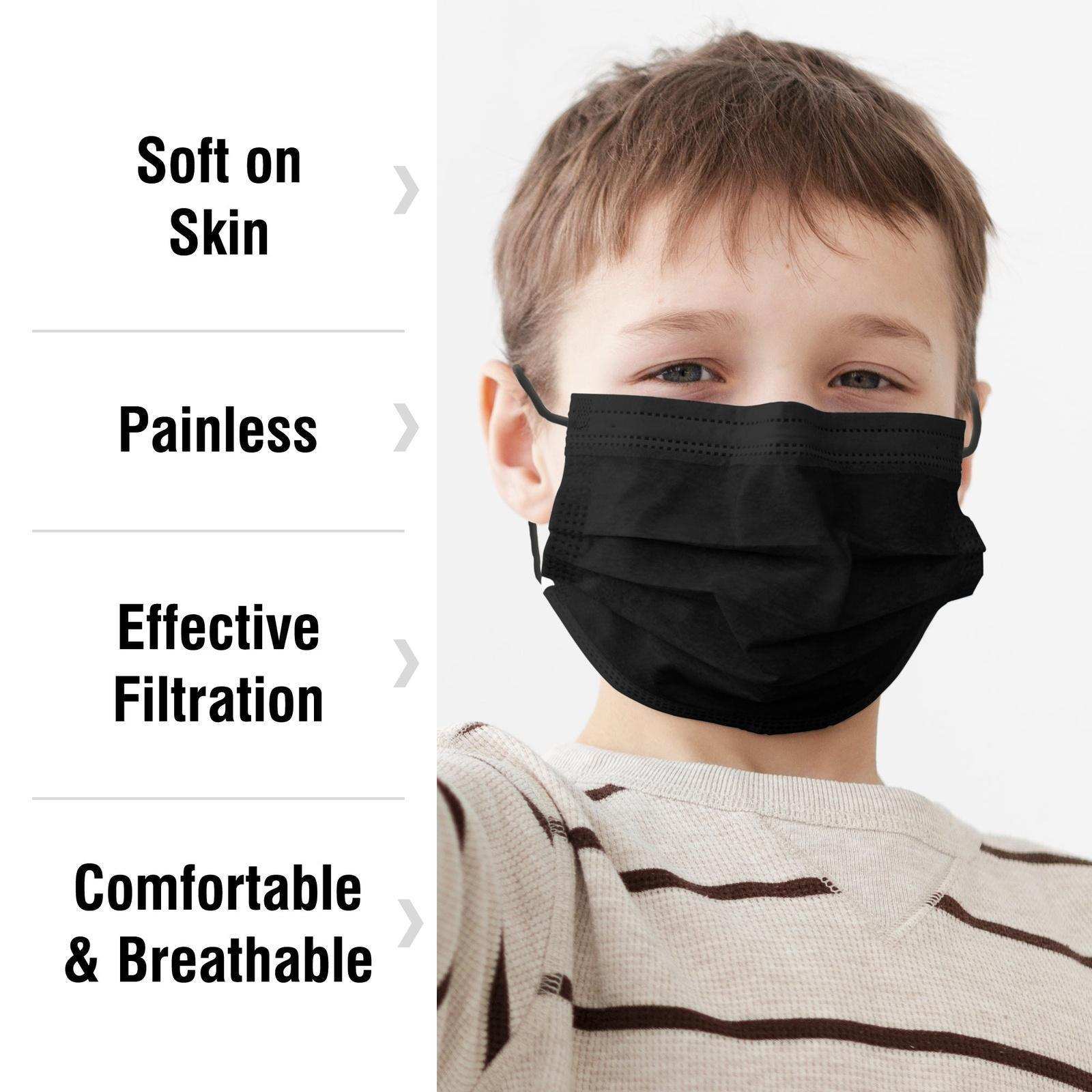 WeCare Kids Adorable Black Masks - Shop Home Med