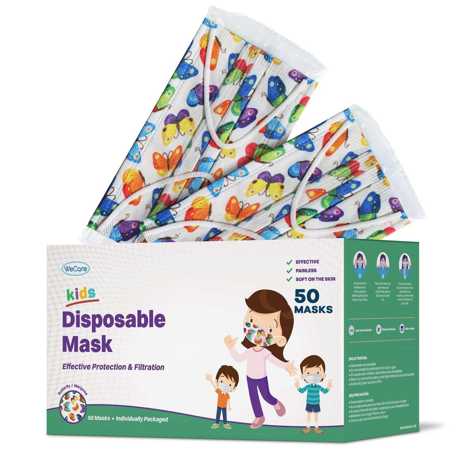 WeCare Kids Adorable Butterfly Masks - Shop Home Med