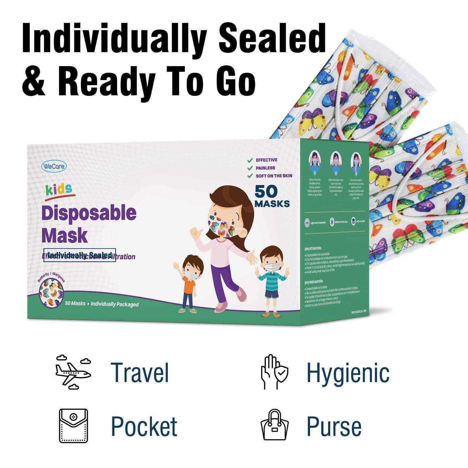 WeCare Kids Adorable Butterfly Masks - Shop Home Med