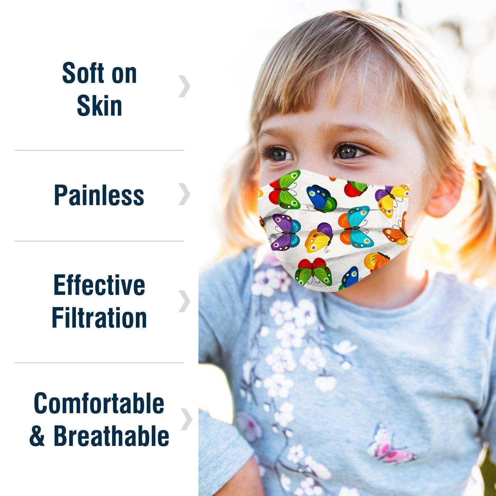 WeCare Kids Adorable Butterfly Masks - Shop Home Med