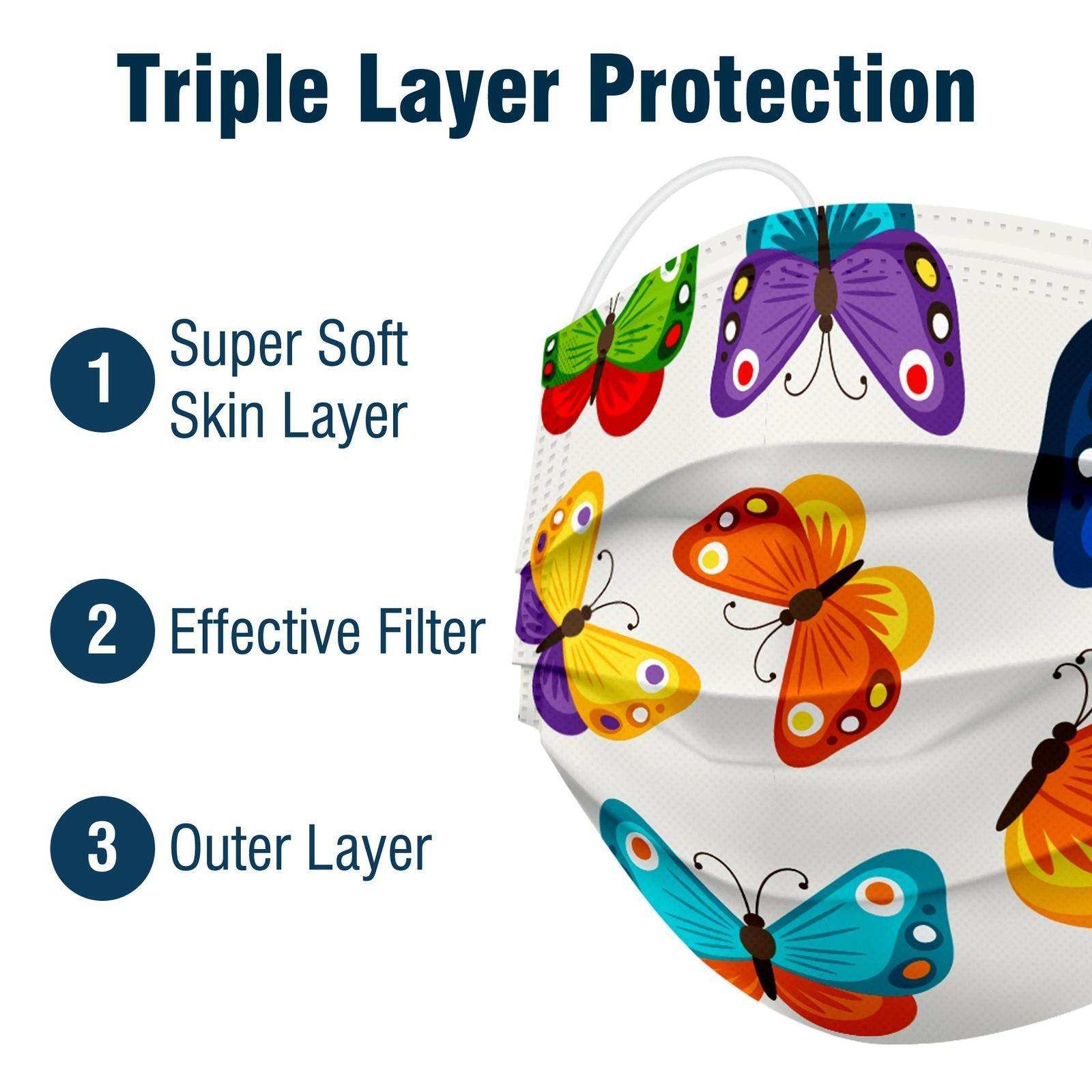 WeCare Kids Adorable Butterfly Masks - Shop Home Med