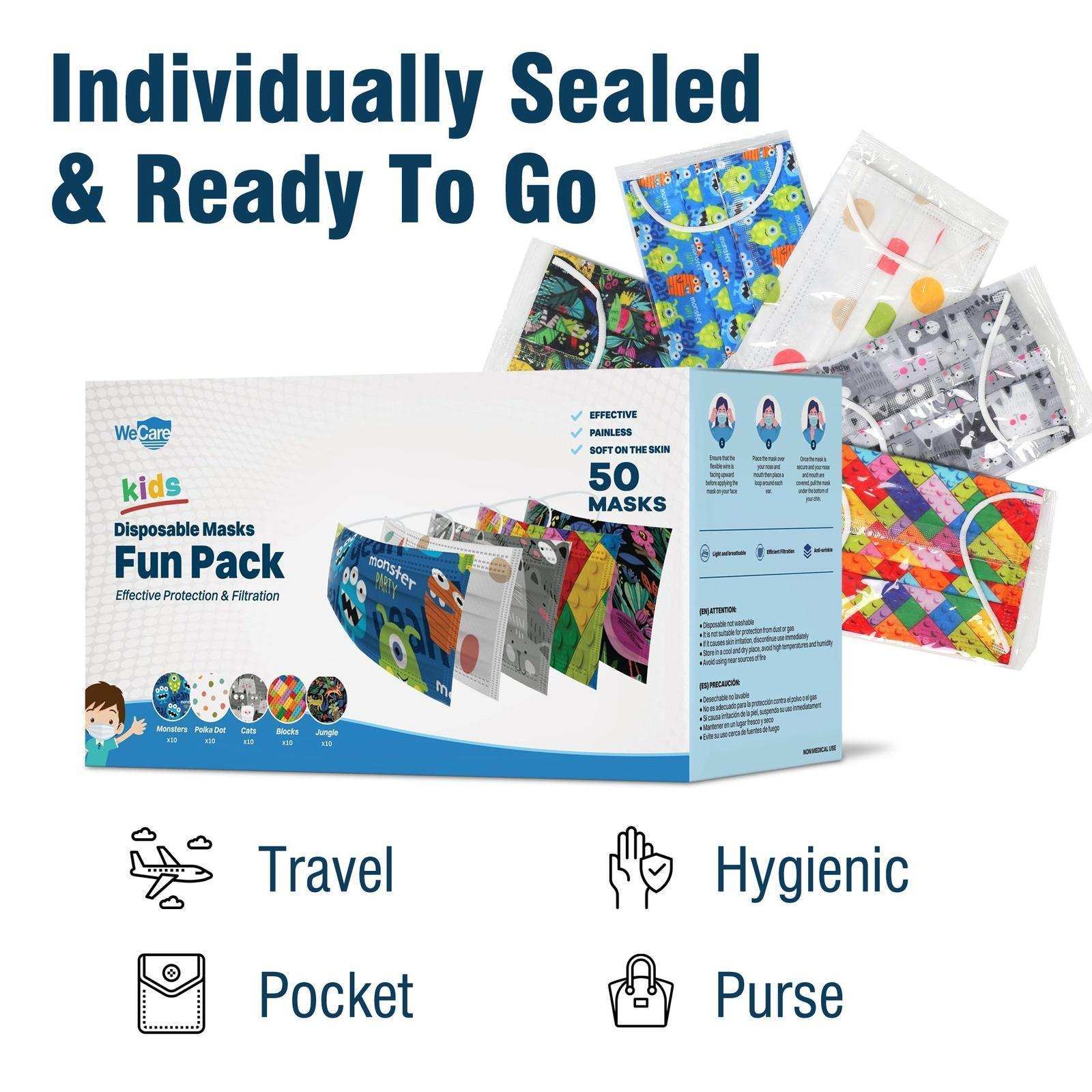 WeCare Kids Adorable Fun Pack Masks - Shop Home Med