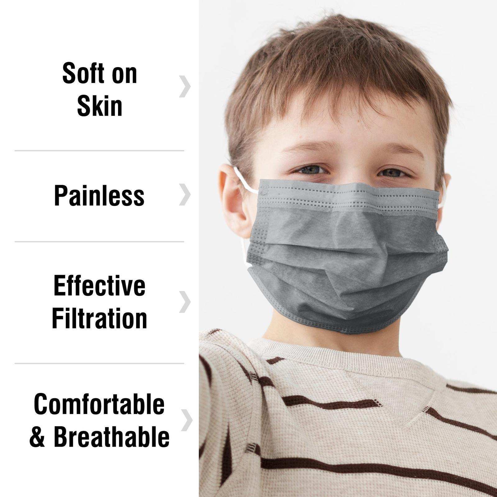 WeCare Kids Adorable Grey Masks - Shop Home Med