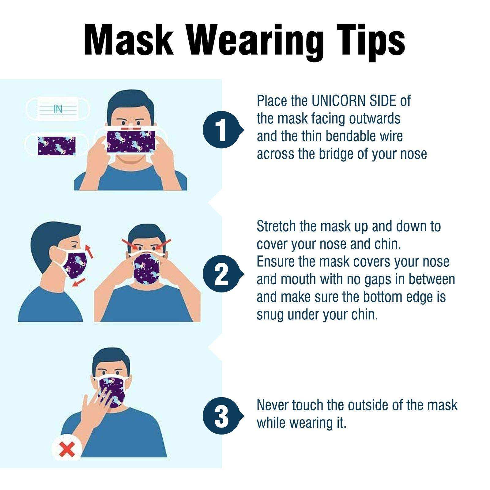 WeCare Kids Adorable Unicorn Masks - Shop Home Med