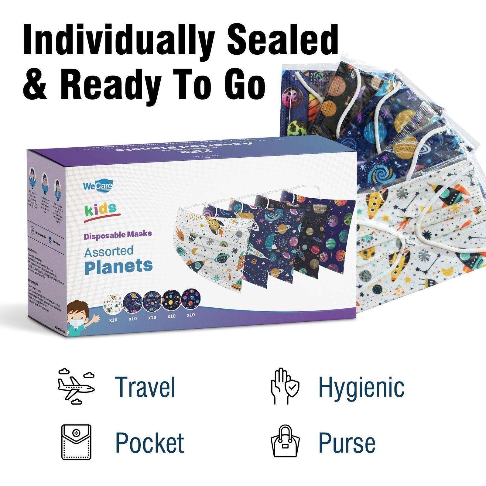 WeCare Kids Assorted Galaxy Masks - Shop Home Med